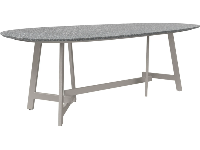 CHOPSTIX 221 - Oval stone table _ JANUS et Cie